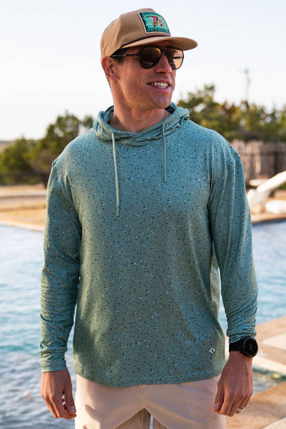 Performance Hoodie - Green Speckled