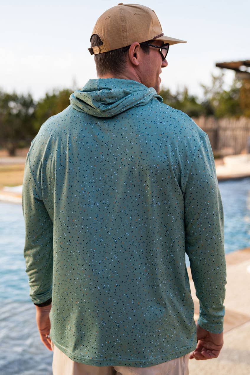 Performance Hoodie - Green Speckled