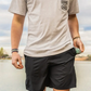 Everyday Shorts - Matte Black with Camo Pockets