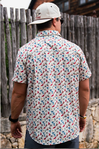 Performance Button Up - All Over Duck