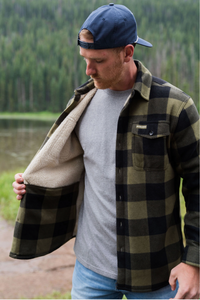 Shacket - Olive and Black