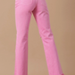 High Rise Slim Straight Relaxed Color Denim