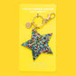 Keychain - Star - Colorful Confetti
