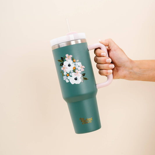 40oz Take Me Everywhere Tumbler - Bloom Jade