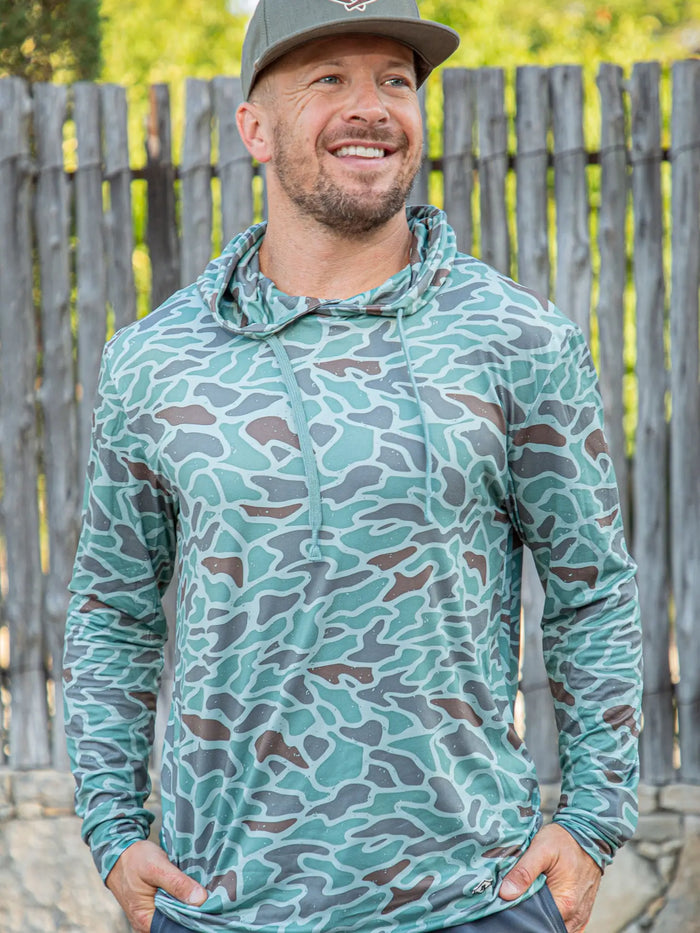 Performance Hoodie - Retro Duck Camo - BURLEBO