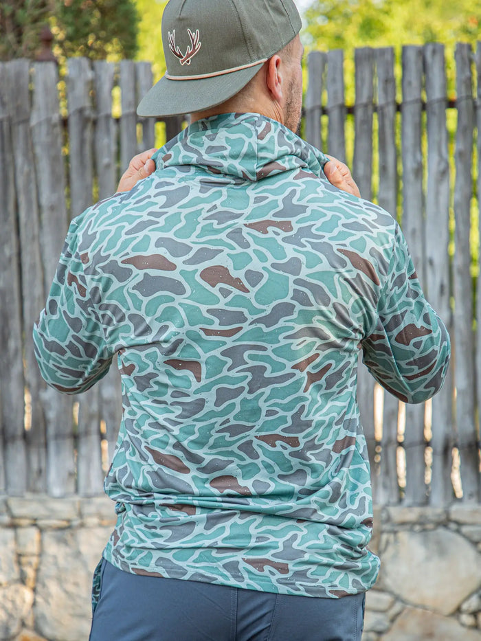 Performance Hoodie - Retro Duck Camo - BURLEBO